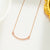 Geometric Titanium Steel 18K Gold Plated Necklaces