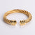 Hip Hop Circle Titanium Steel Electroplating Bangles