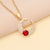 Women Moon Alloy Electroplating Necklaces