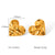 IG Style Heart Geometric Stainless Steel Electroplating Earrings