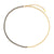 Fashion Quadrilateral Circle Geometric Stainless Steel 18K Gold Plated Necklaces