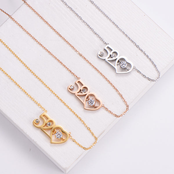 Natural Women Cross Star Metal Shell Cattle Geometric Macaron Eye Chain Doll Stainless Steel Electroplating Pendants