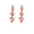 Women Irregular Geometric Copper Stud Earrings