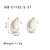 IG Style Droplet Droplet Geometric Stainless Steel Electroplating Earrings