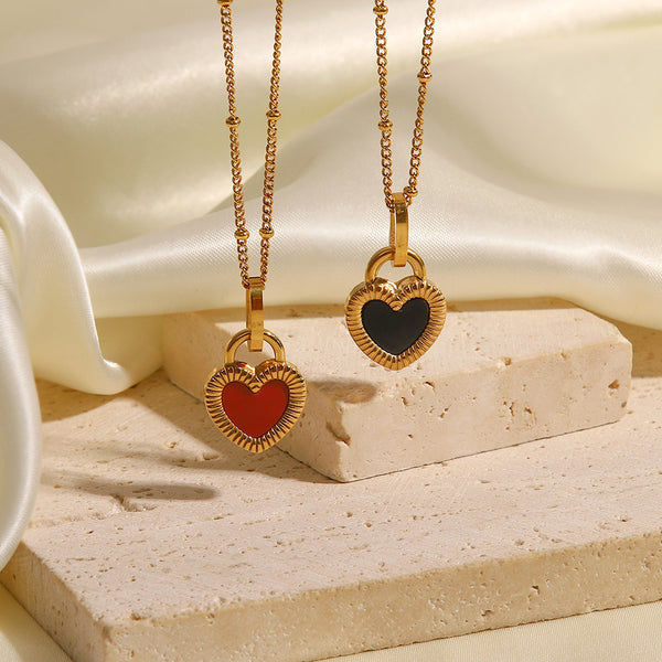 IG Style Geometric Stainless Steel 18K Gold Plated Necklaces