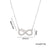 Moderate Luxury Number Letter Text Titanium Steel 18K Gold Plated Necklaces