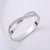 Korean Stripe Stainless Steel Diamond Inlay Bangles