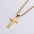 Moderate Luxury Cross Stainless Steel Electroplating Pendants