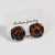 Irregular Circle Star Copper Electroplating Stud Earrings