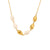 Fashion Pearl Geometric Stainless Steel 18K Gold Plated Necklaces