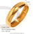 Fashion Round Stainless Steel 18K Gold Plated Bangles