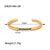 Women IG Style Pearl Geometric Stainless Steel 18K Gold Plated Bracelets