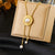 Fashion Bowknot Flower Bowknot Stainless Steel Electroplating Necklaces