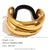 Fashion Circle Titanium Steel Electroplating Hair Ties