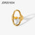 Women IG Style Snake Stainless Steel 18K Gold Plated Rings