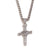 Fashion Cross Geometric Stainless Steel Electroplating Necklaces