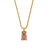 Fashion Stripe Geometric Stainless Steel 18K Gold Plated Necklaces