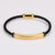 Men Minimalist Geometric Leather Bangles