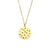 Fashion Ellipse Quadrilateral Round Geometric Stainless Steel 18K Gold Plated Necklaces