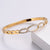 Women Metal Diamond Crown Stainless Steel Bangles