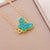 Women Butterfly Insect Acrylic Pendants