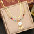 Expressive Eye Stainless Steel Oil Dripping Necklaces