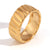 Minimalist Women Circle Geometric Stainless Steel 18K Gold Plated Rings