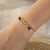 Women Quadrilateral Geometric Glass Knitting Bracelets