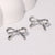 Minimalist Bowknot Bowknot Stainless Steel Electroplating Stud Earrings