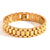 Minimalist Women Circle Geometric Stainless Steel 18K Gold Plated Bracelets