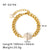 Women IG Style Pearl Shell Geometric Stainless Steel Electroplating Bracelets