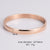 Minimalist Round Stainless Steel Electroplating Bangles