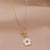 Geometric Titanium Steel 18K Gold Plated Necklaces