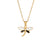 Fashion Round Insect Geometric Heart Stainless Steel 18K Gold Plated Necklaces