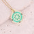 Women Ethnic Eye Geometric Copper Oil Dripping Pendants