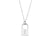 Fashion Letter Geometric Stainless Steel Electroplating Necklaces