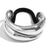 Fashion Circle Titanium Steel Electroplating Hair Ties