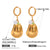 IG Style Goldfishi Animal Chinese Zodiac Stainless Steel Electroplating Earrings