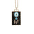 Women Retro Vintage Eye Copper Oil Dripping Pendants