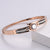 Women Metal Diamond Doll Stainless Steel Bangles