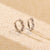 925 Sterling Silver Elegant Round Geometric Silver Electroplating Earrings