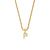 Fashion Letter Geometric Stainless Steel 18K Gold Plated Necklaces