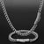 Unisex Hip Hop Chain Stainless Steel Electroplating Jewelry Sets