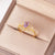 IG Style Women Crown Heart Circle Copper Electroplating Rings