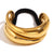 Fashion Circle Stainless Steel Electroplating Hair Ties