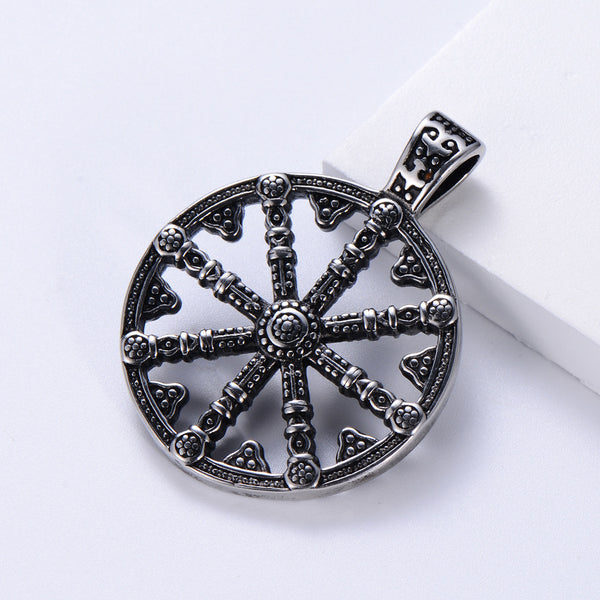 Hip Hop Men Metal Retro Vintage Stainless Steel Polishing Pendants