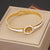 Expressive Eye Stainless Steel Electroplating Bangles