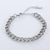 Expressive Women Tennis / Diamond Line Asymmetrical Chain Geometric Stainless Steel Electroplating Bracelets