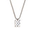 Fashion Quadrilateral Geometric Stainless Steel 18K Gold Plated Necklaces