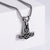 Men Metal Retro Vintage Stainless Steel Polishing Pendants